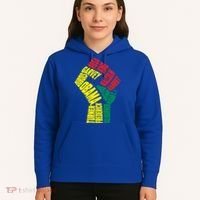 Black Power Fist Inspirational Black History Leaders Cool Gift Hoodie thumb 5