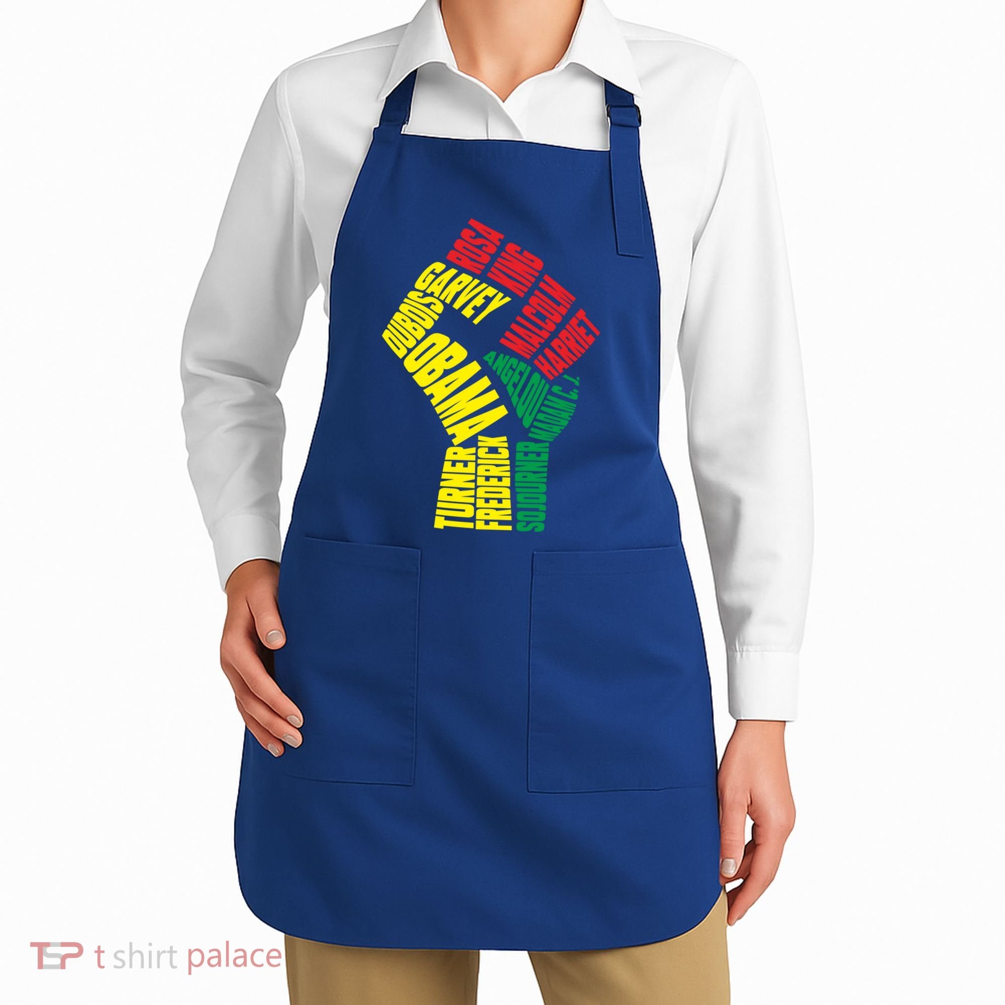 Black Power Fist Inspirational Black History Leaders Cool Gift Apron