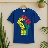 Black Power Fist Inspirational Black History Leaders Cool Gift T-Shirt thumb 2