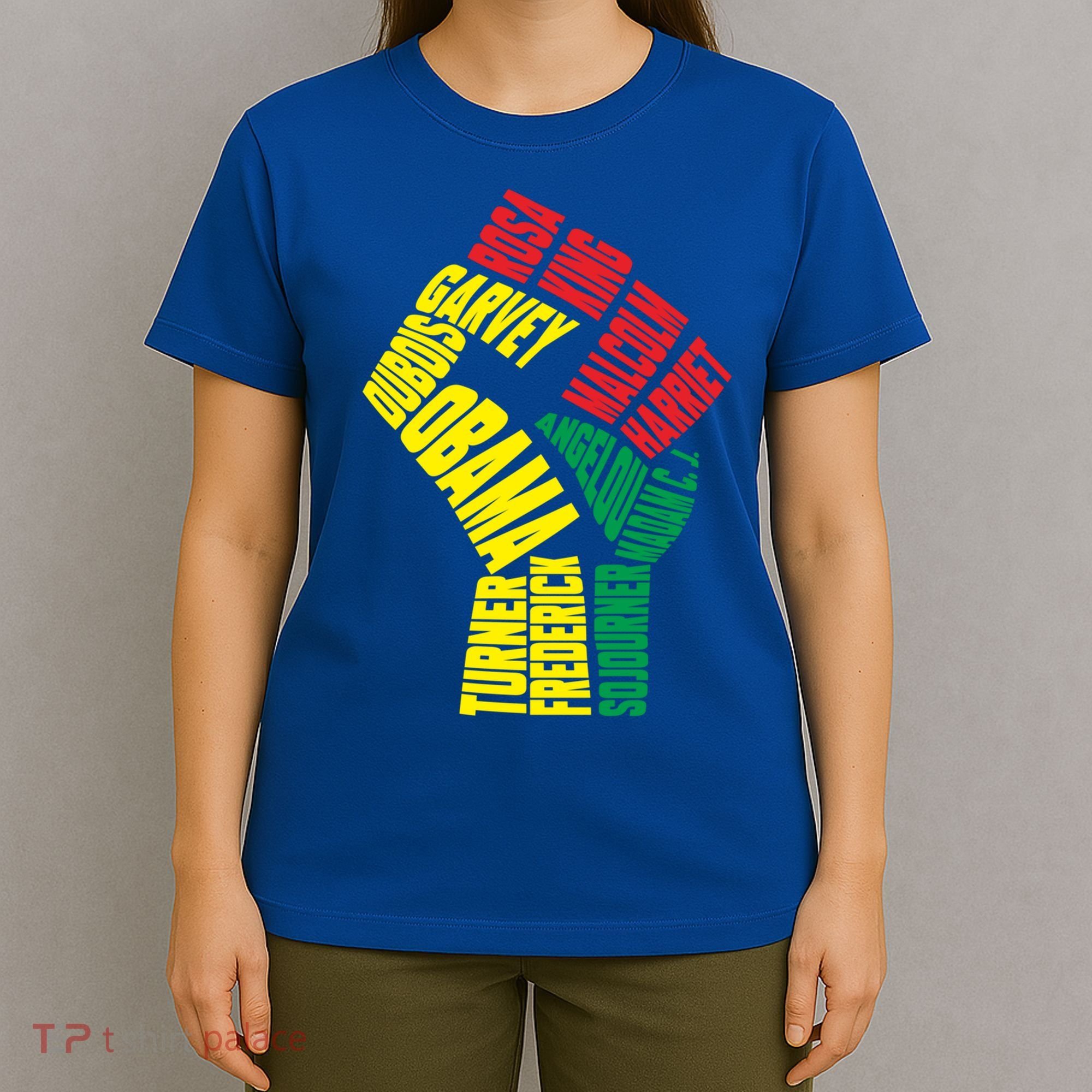 Black Power Fist Inspirational Black History Leaders Cool Gift T-Shirt