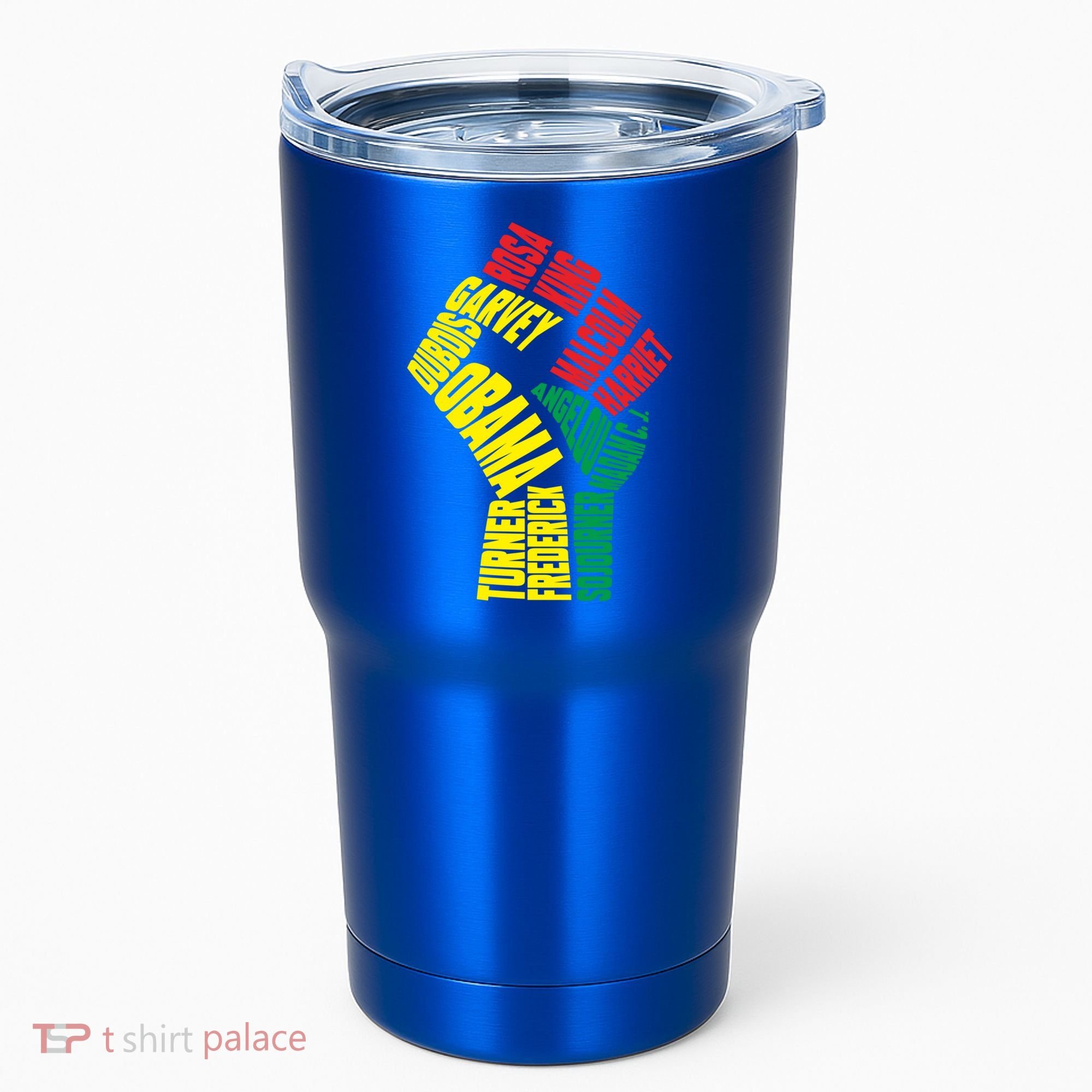 Black Power Fist Inspirational Black History Leaders Cool Gift Tumbler