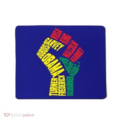 Black Power Fist Inspirational Black History Leaders Cool Gift Mousepad