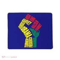 Black Power Fist Inspirational Black History Leaders Cool Gift Mousepad thumb 0