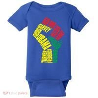 Black Power Fist Inspirational Black History Leaders Cool Gift Baby Bodysuit thumb 0