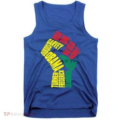 Black Power Fist Inspirational Black History Leaders Cool Gift Tank Top