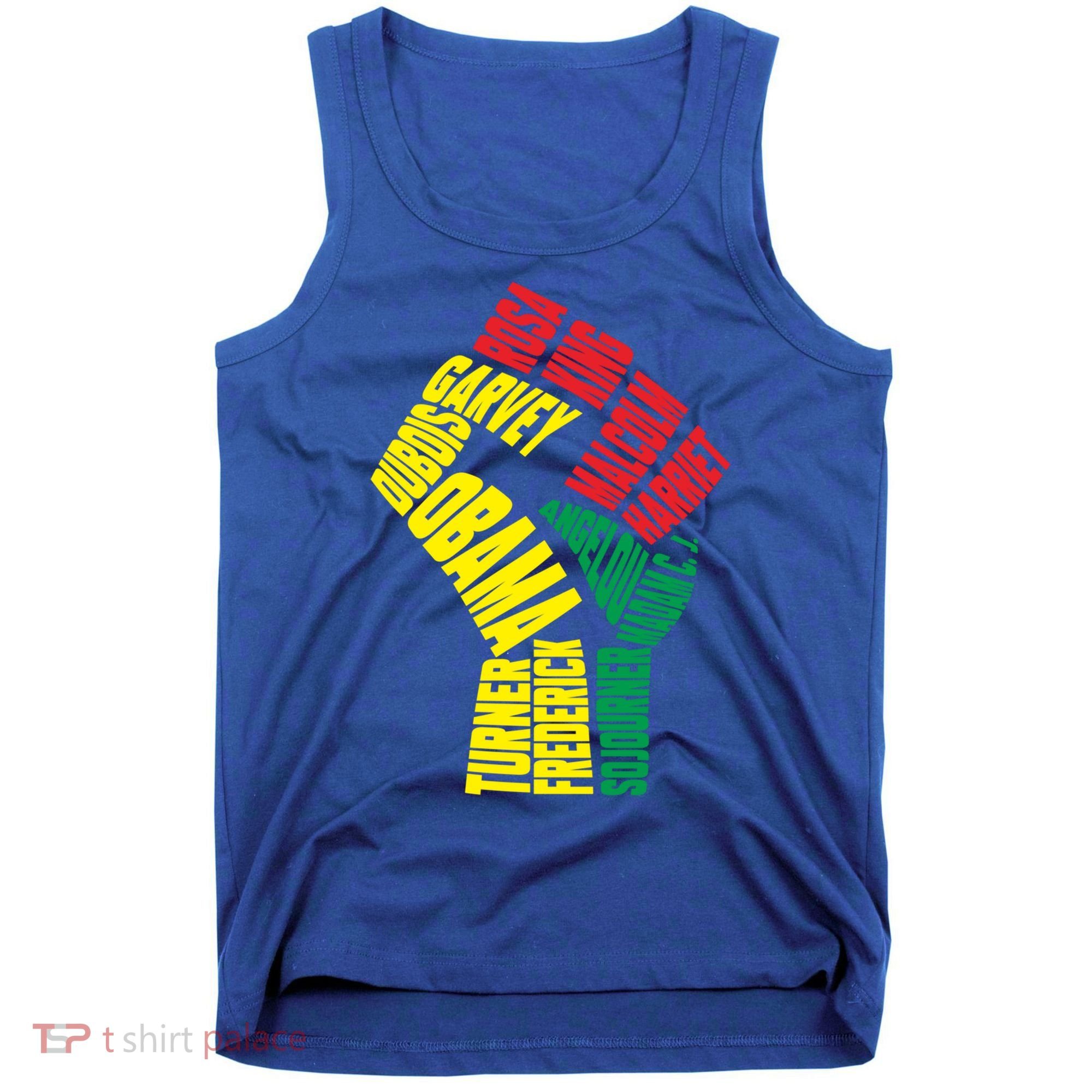 Black Power Fist Inspirational Black History Leaders Cool Gift Tank Top