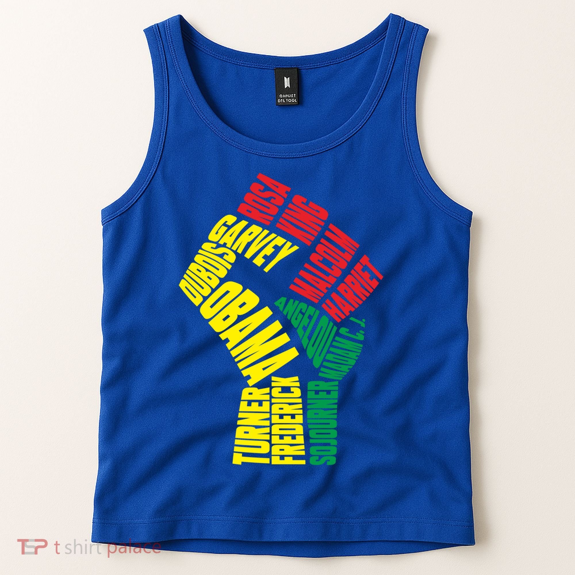 Black Power Fist Inspirational Black History Leaders Cool Gift Tank Top