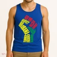 Black Power Fist Inspirational Black History Leaders Cool Gift Tank Top thumb 3