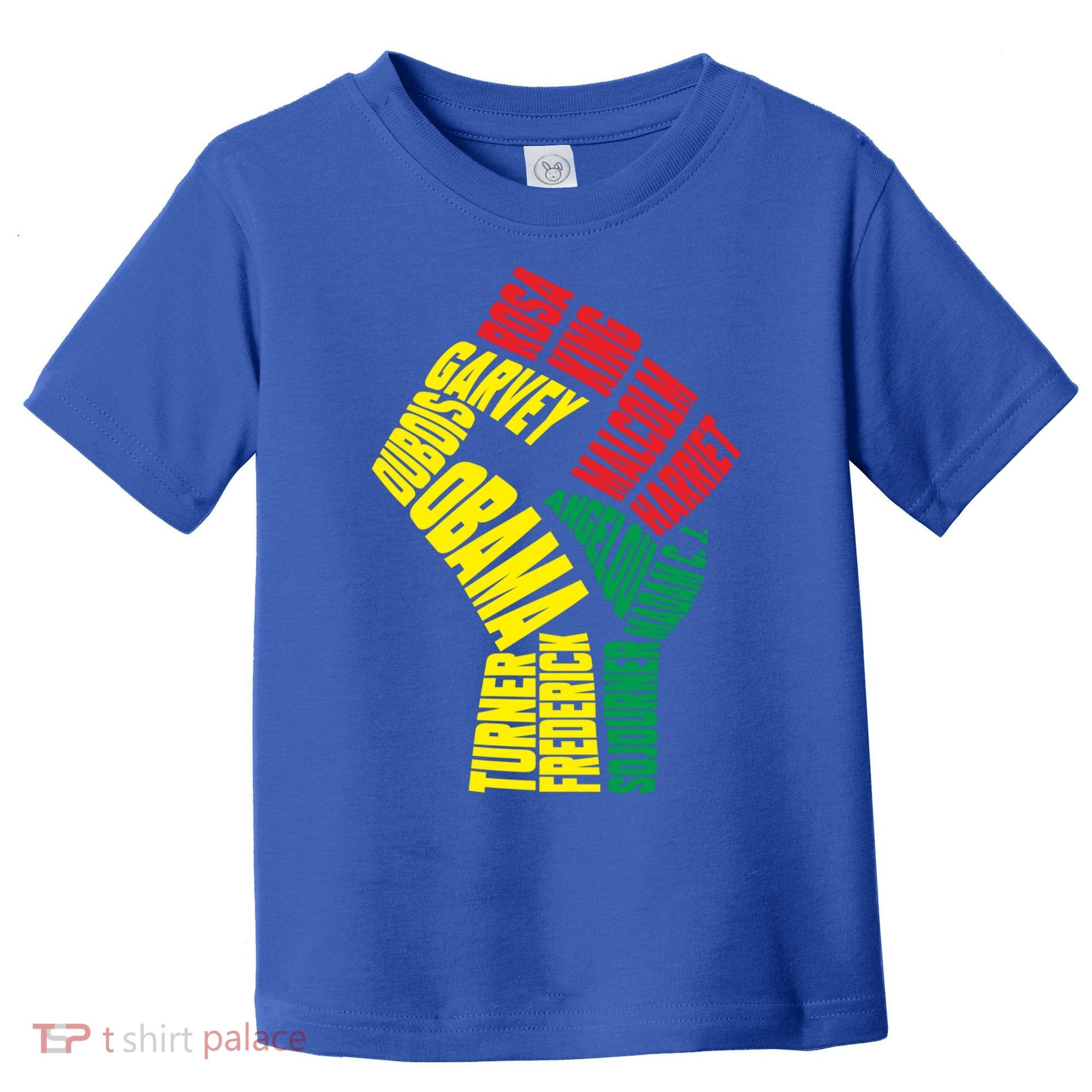 Black Power Fist Inspirational Black History Leaders Cool Gift Toddler T-Shirt