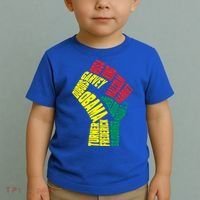 Black Power Fist Inspirational Black History Leaders Cool Gift Toddler T-Shirt thumb 2