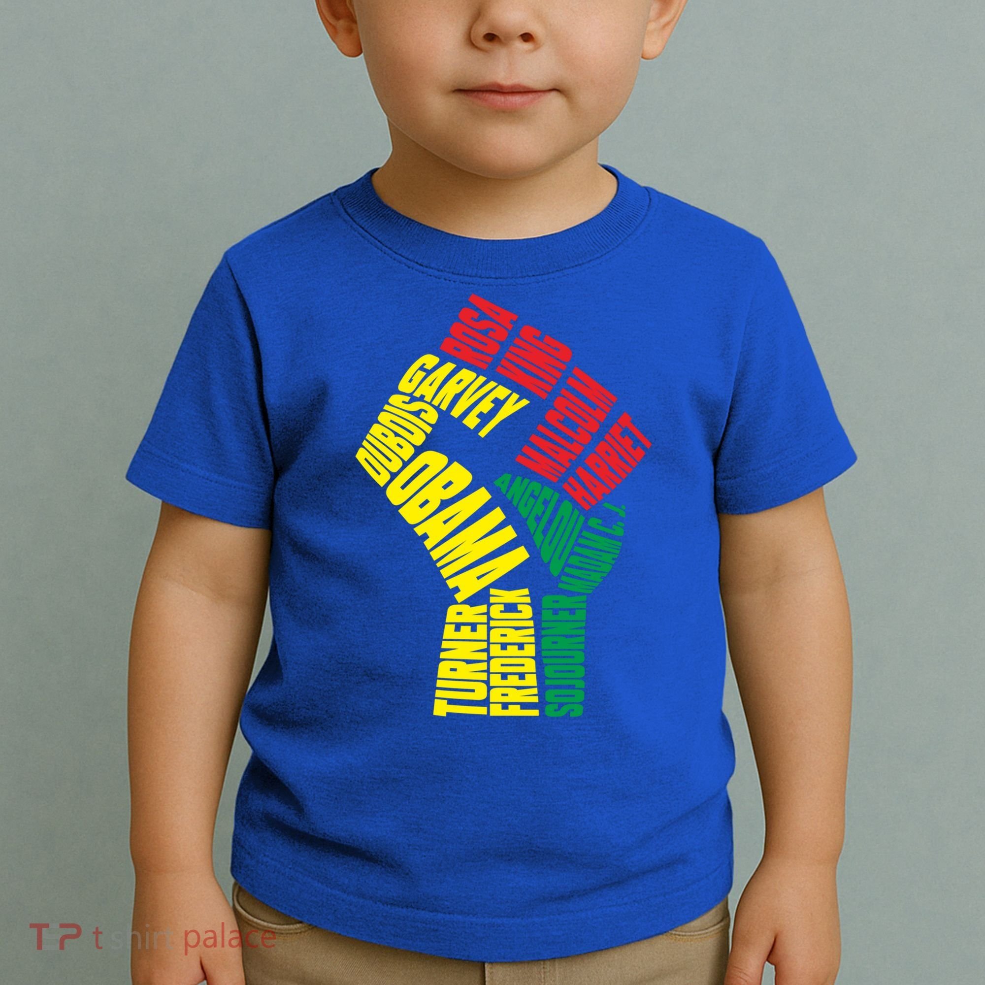 Black Power Fist Inspirational Black History Leaders Cool Gift Toddler T-Shirt