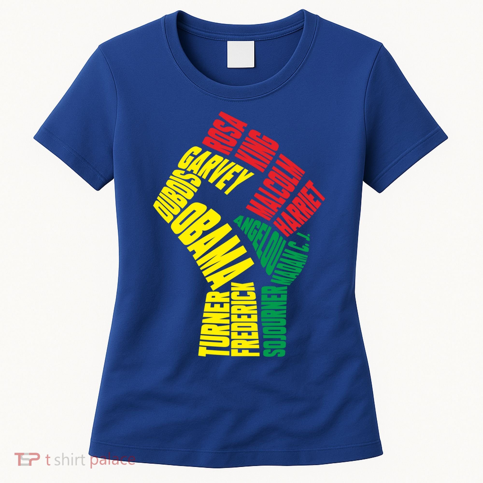 Black Power Fist Inspirational Black History Leaders Cool Gift Women's T-Shirt