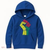 Black Power Fist Inspirational Black History Leaders Cool Gift Kids Hoodie thumb 0