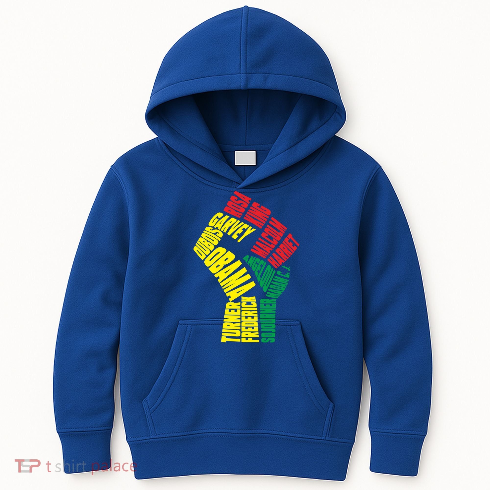 Black Power Fist Inspirational Black History Leaders Cool Gift Kids Hoodie