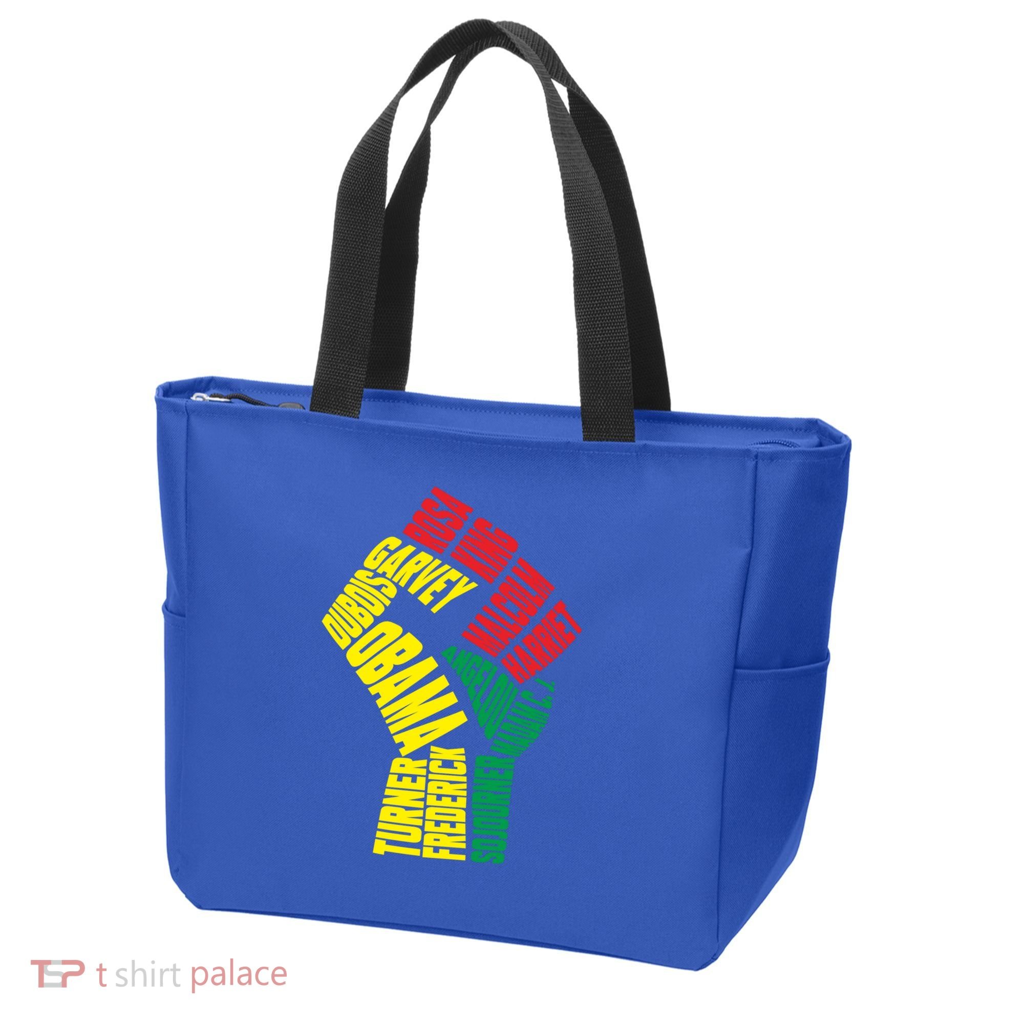 Black Power Fist Inspirational Black History Leaders Cool Gift Tote Bag