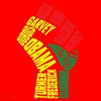 Black Power Fist Inspirational Black History Leaders Cool Gift Santa Hat thumb 1