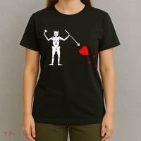 Blackbeard Pirate Flag Jolly Roger Skeleton Halloween T-Shirt thumb 4