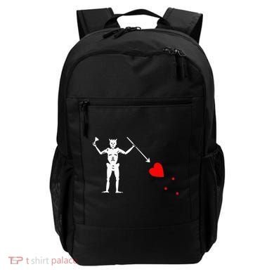 Blackbeard Pirate Flag Jolly Roger Skeleton Halloween Backpack