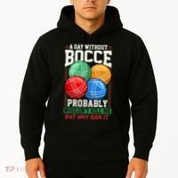 Bocce Player Funny Gift Hoodie thumb 2