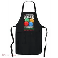 Bocce Player Funny Gift Apron thumb 0