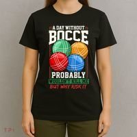 Bocce Player Funny Gift T-Shirt thumb 4