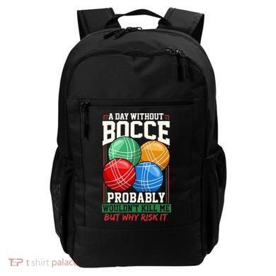 Bocce Player Funny Gift Backpack