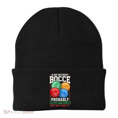 Bocce Player Funny Gift Beanie