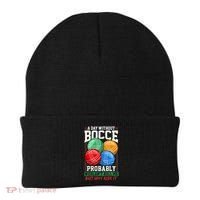 Bocce Player Funny Gift Beanie thumb 0