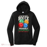 Bocce Player Funny Gift Women's Hoodie thumb 0