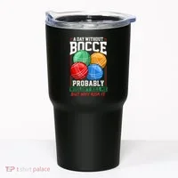 Bocce Player Funny Gift Tumbler thumb 0