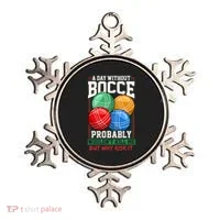 Bocce Player Funny Gift Ornament thumb 0