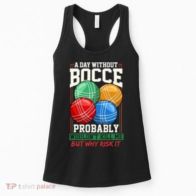 Bocce Player Funny Gift Women's Tank Top