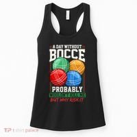 Bocce Player Funny Gift Women's Tank Top thumb 0