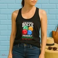 Bocce Player Funny Gift Women's Tank Top thumb 2