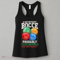 Bocce Player Funny Gift Women's Tank Top thumb 3