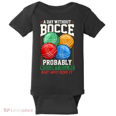 Bocce Player Funny Gift Baby Bodysuit