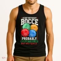 Bocce Player Funny Gift Tank Top thumb 3