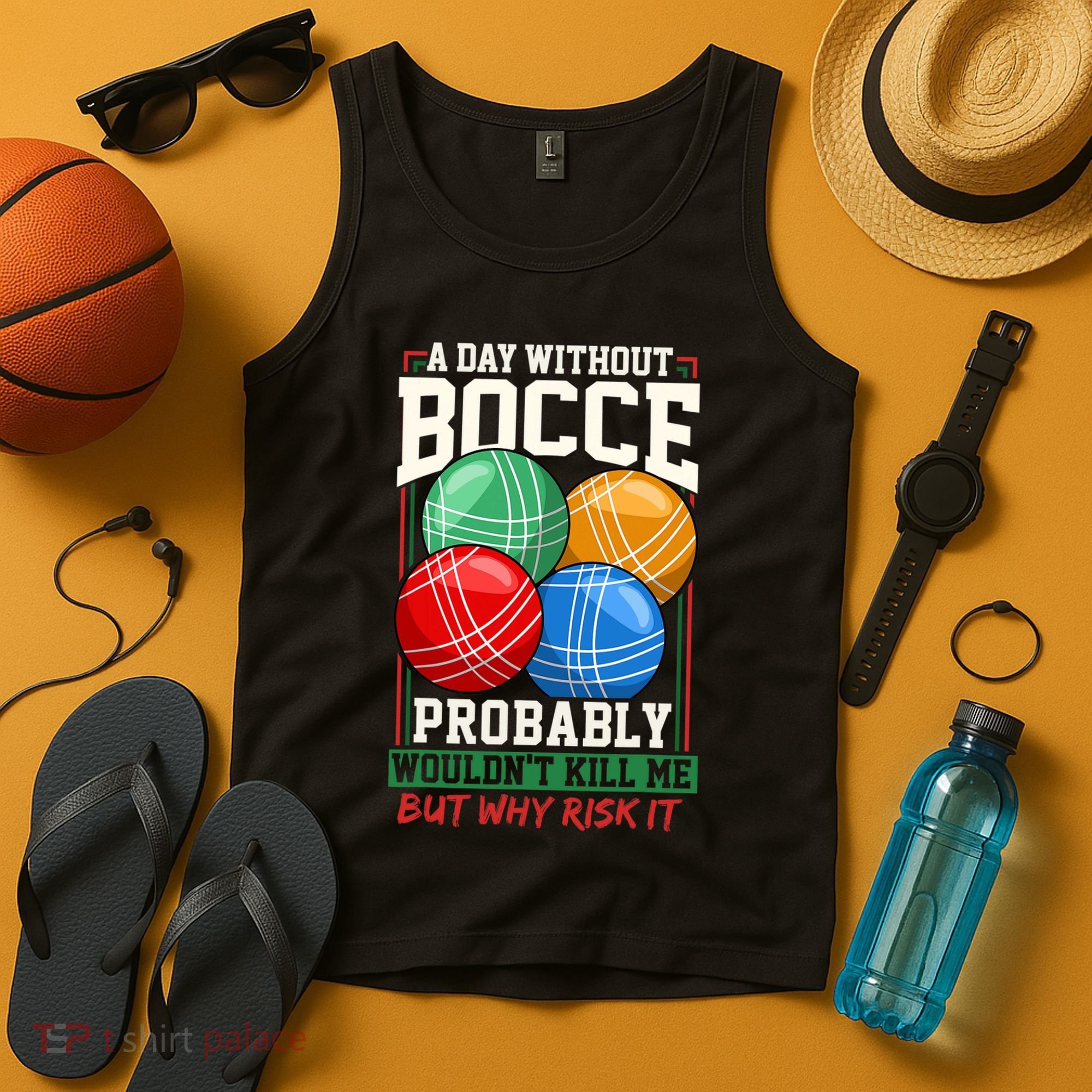 Bocce Player Funny Gift Tank Top