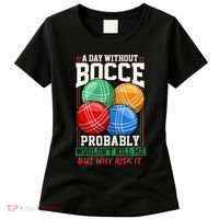 Bocce Player Funny Gift Women's T-Shirt thumb 0