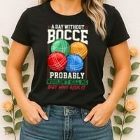 Bocce Player Funny Gift Women's T-Shirt thumb 2