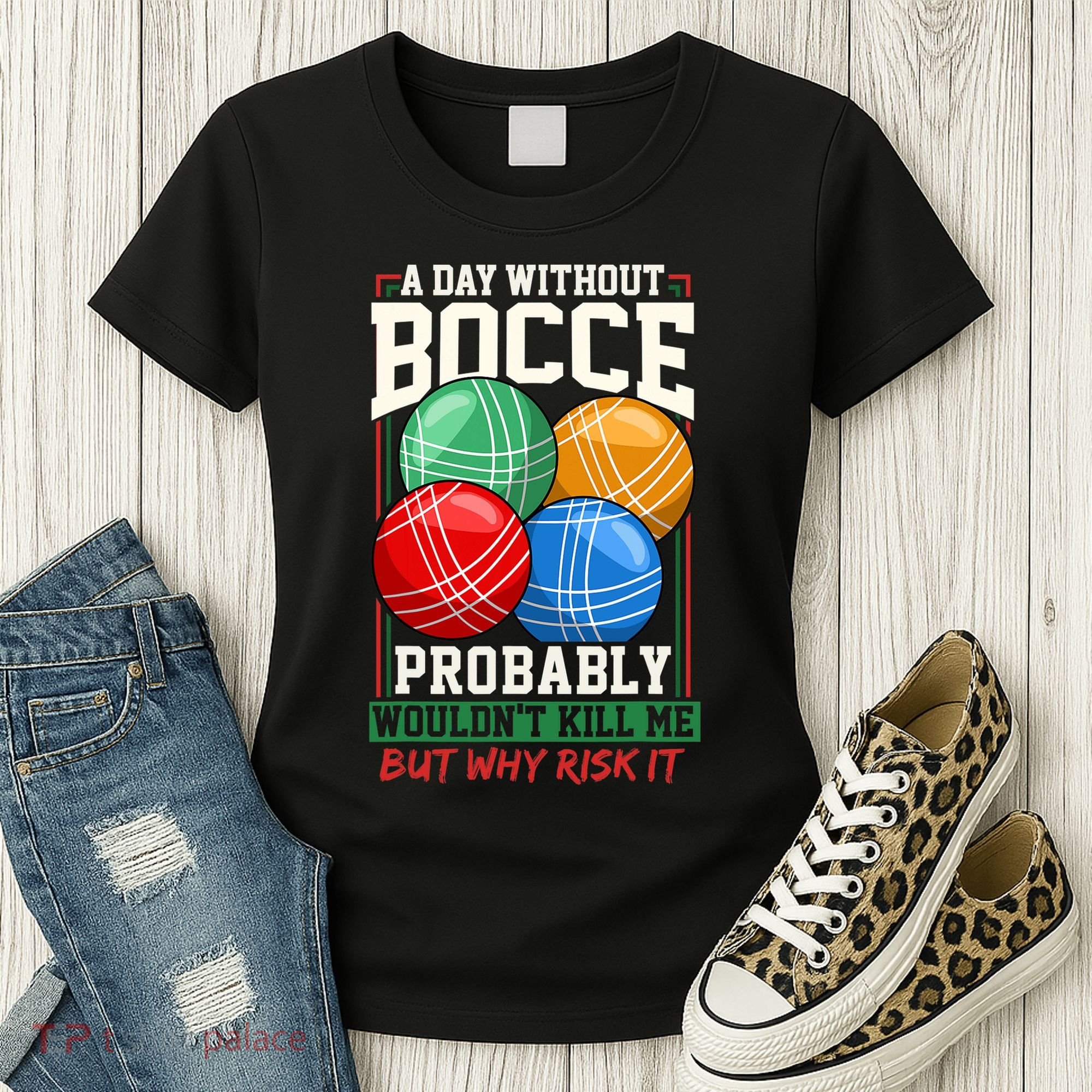 Bocce Player Funny Gift Women's T-Shirt