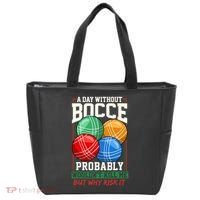 Bocce Player Funny Gift Tote Bag thumb 0