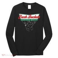 Basketball Player Fresh Buckets Served Daily Bball Long Sleeve Shirt thumb 0