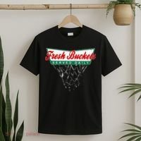 Basketball Player Fresh Buckets Served Daily Bball T-Shirt thumb 2