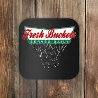 Basketball Player Fresh Buckets Served Daily Bball Coaster thumb 0