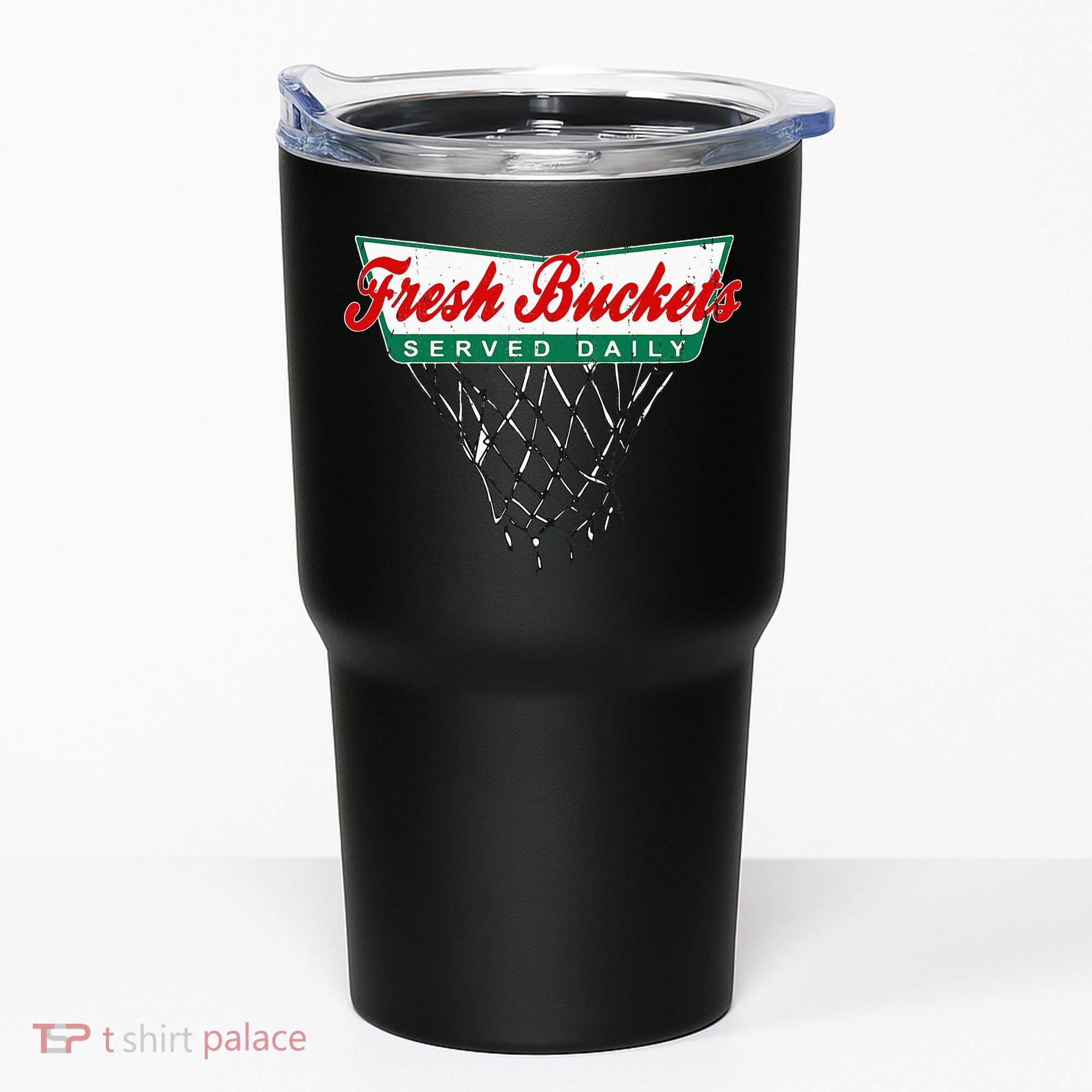 Basketball Player Fresh Buckets Served Daily Bball Tumbler