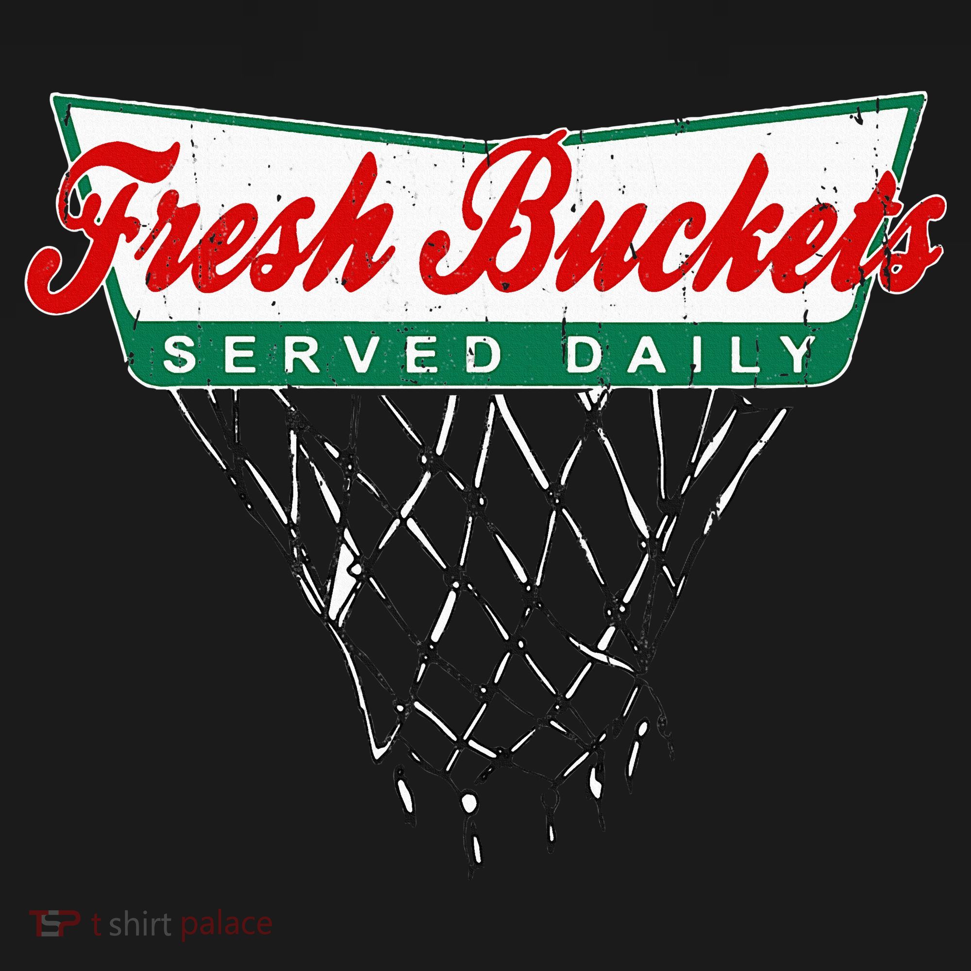 Basketball Player Fresh Buckets Served Daily Bball Tall Sweatshirt