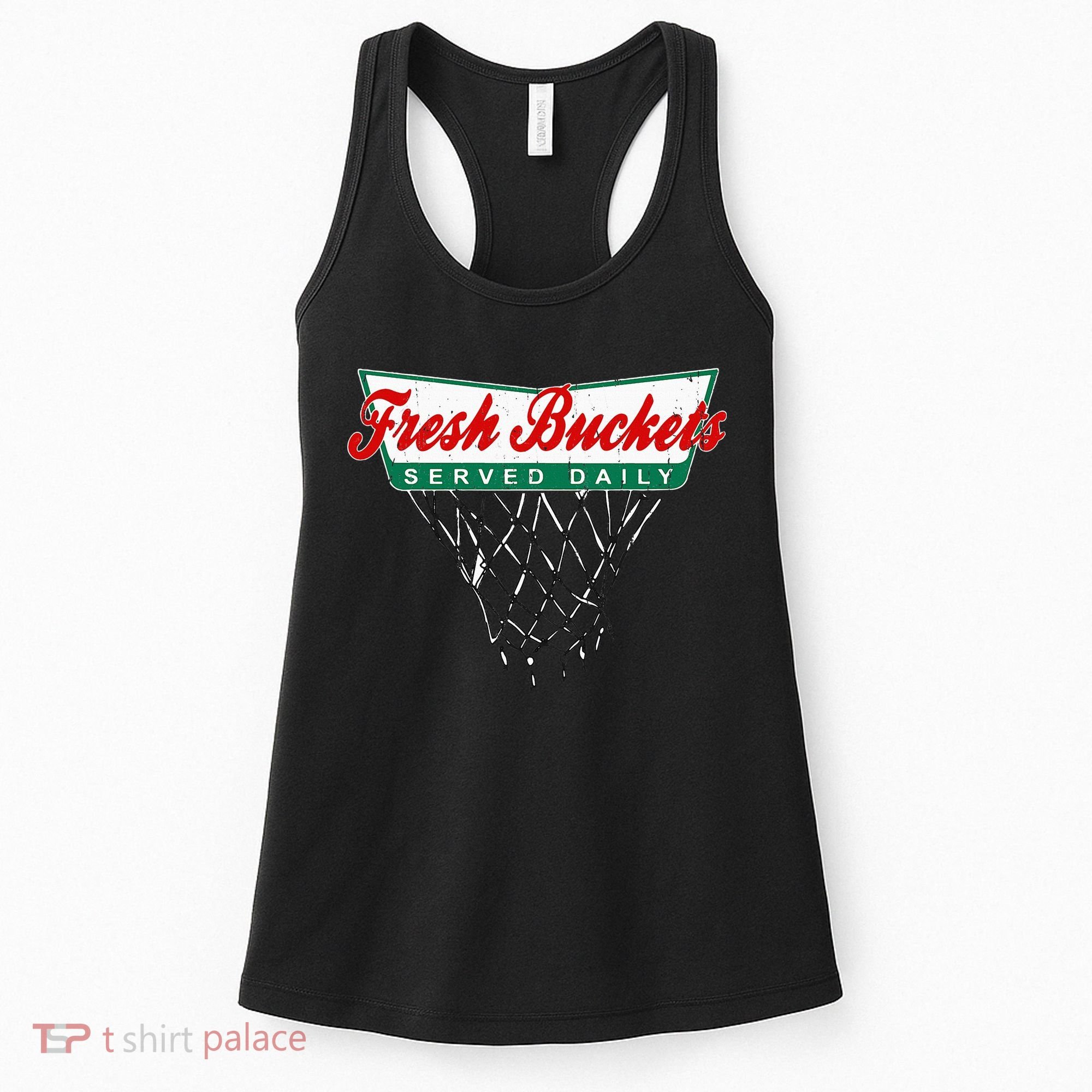 Basketball Player Fresh Buckets Served Daily Bball Women's Tank Top
