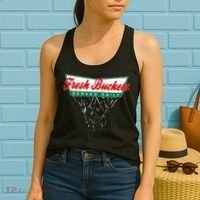 Basketball Player Fresh Buckets Served Daily Bball Women's Tank Top thumb 2