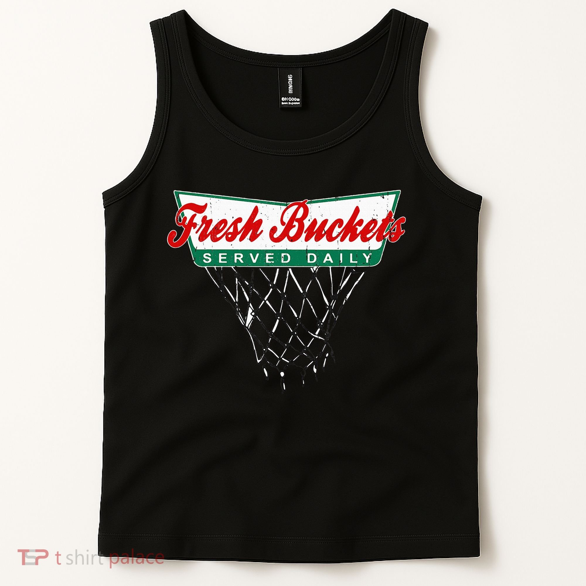 Basketball Player Fresh Buckets Served Daily Bball Tank Top